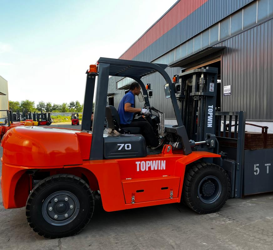 Испытание вилочного погрузчика грузоподъемностью 7000 кг 7000kg Forklift Test