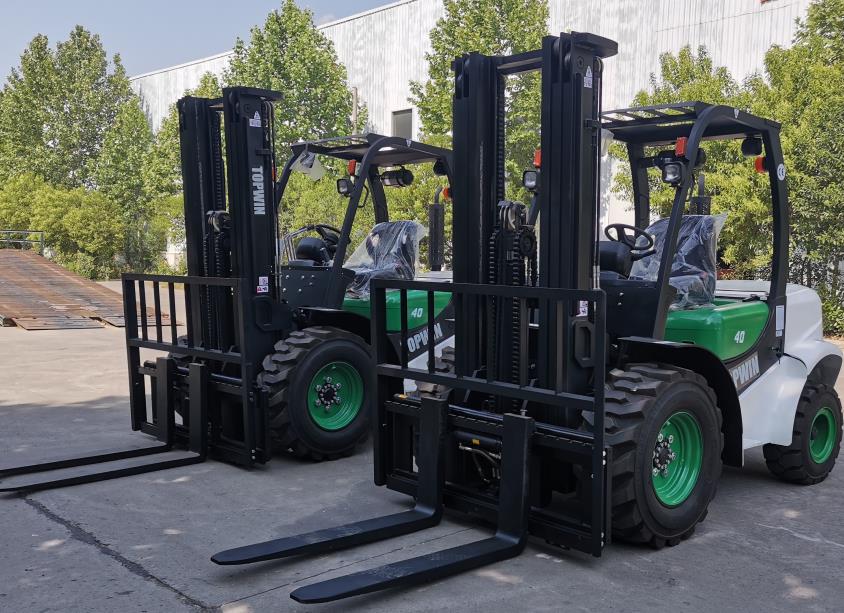 Дешевый вездеходный вилочный погрузчик Cheap All Terrain Forklift